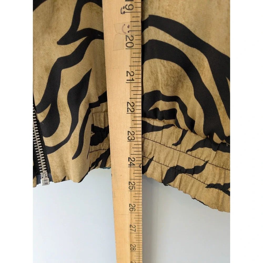Scotch Soda‎ Amsterdam Tiger Print Bomber Jacket Womens Floral Lining S MINT